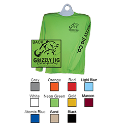 Grizzly Jig Dry Fit LS Tees