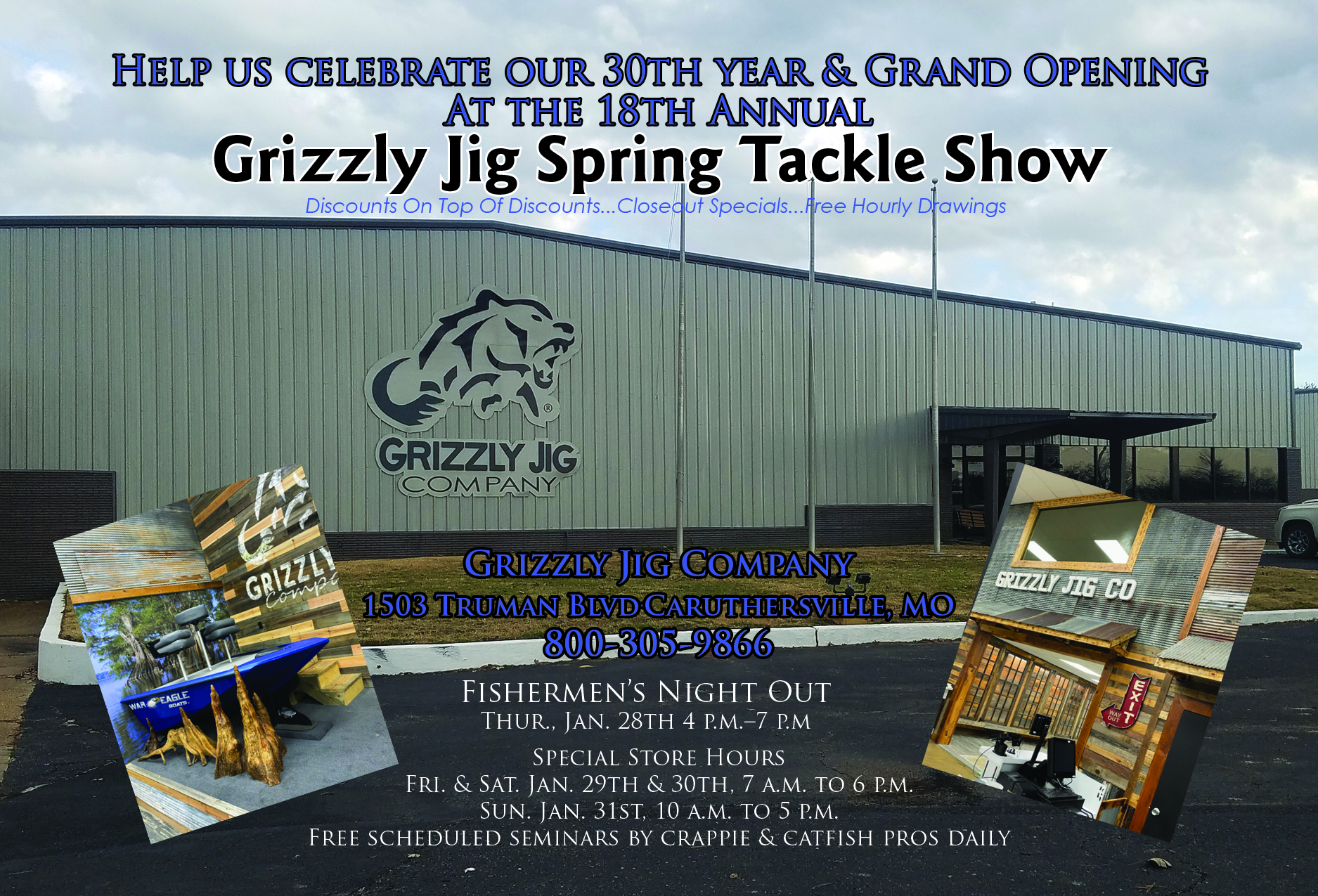 Grizzly jig catalog Clearance