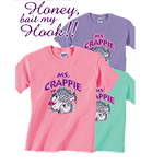 Ms. Crappie Honey Bait My Hook Short Sleeve Tee