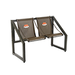 2 Man Steel Bench