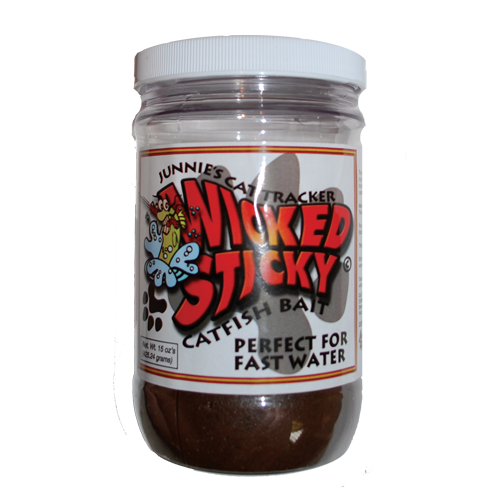 Junnie's Cat Tracker Wicked Sticky 15oz Jar Original Blood Bait
