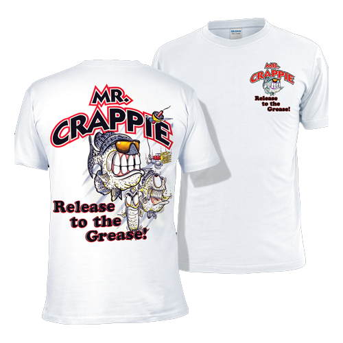 Grizzly Jig Company - Mr. Crappie Release to the Grease T-shirt