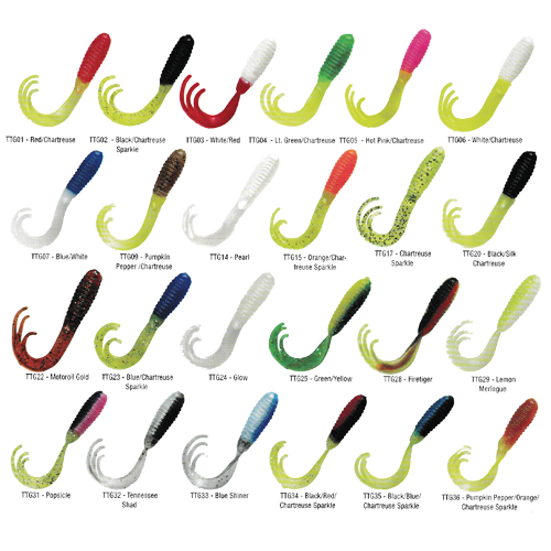 Grizzly Jig Company 2" Triple Tip Grub