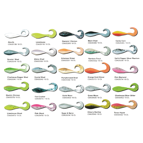 Grizzly Jig Company 2" Curly Shad