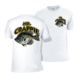 Mr. Crappie Throw Back White T-Shirt